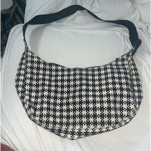 Baggu Medium Crescent Pixel Gingham